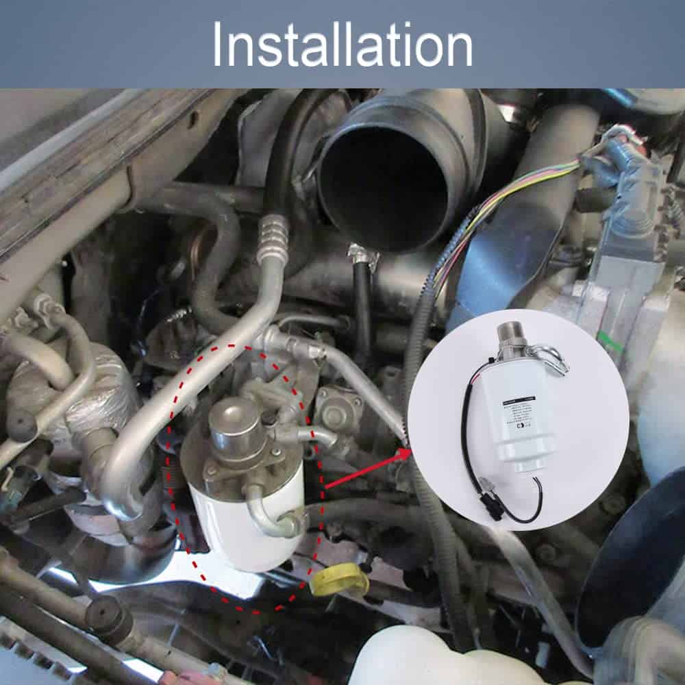 Filtro de combustible BUSIDN TP3018 con conjunto de cabezal - Imagen 8