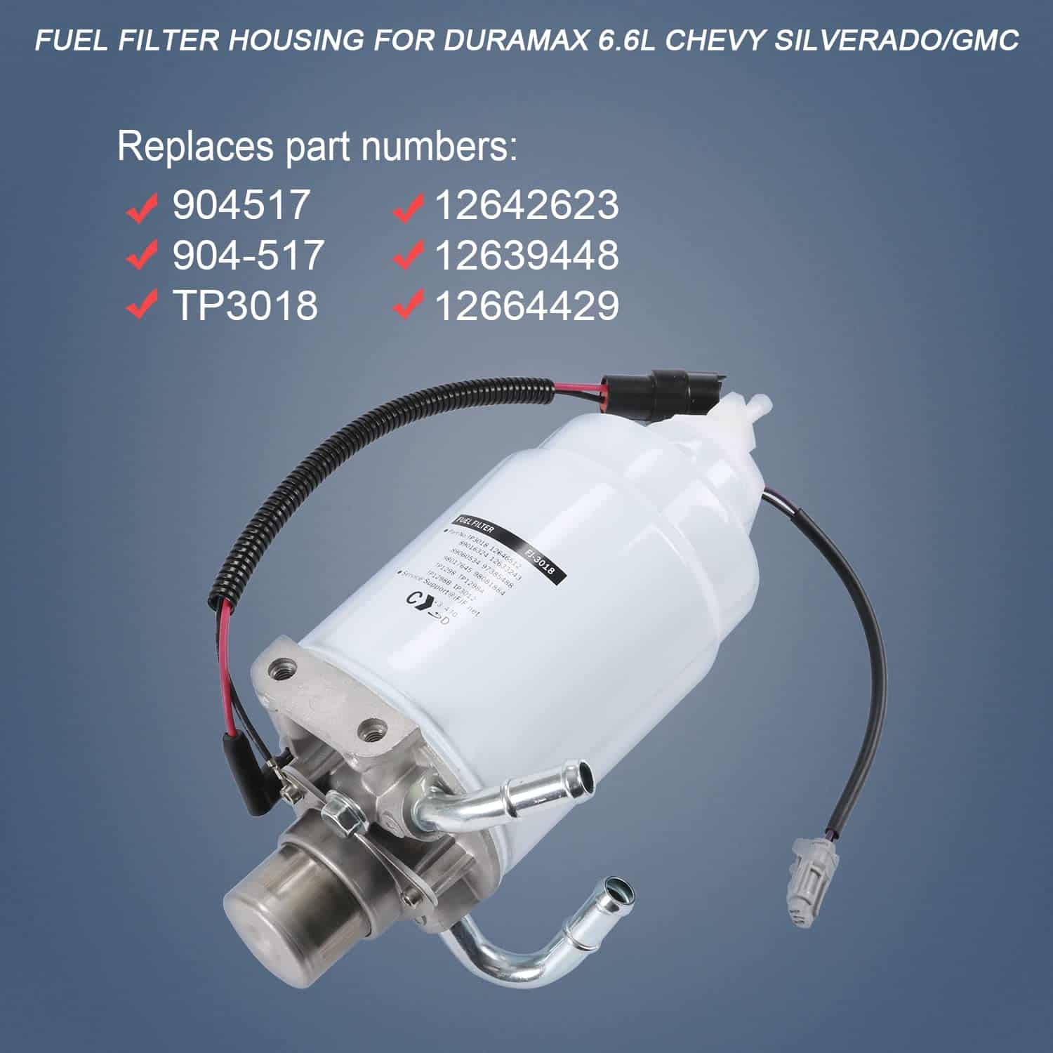 Filtro de combustible BUSIDN TP3018 con conjunto de cabezal - Imagen 5