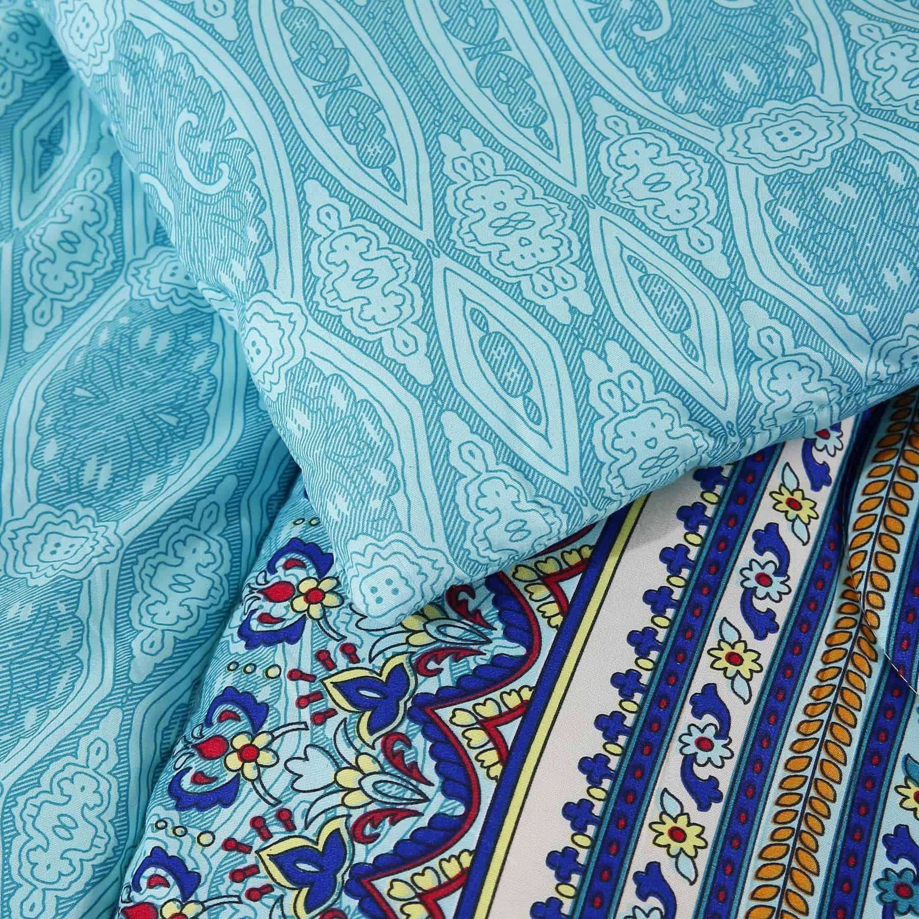 Juego de cama bohemio 7 Piezas Tamaño King, - King, A) - Imagen 6