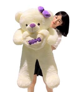 Peluche de Oso Teddy Gigante de 39 pulgadas para Novia o