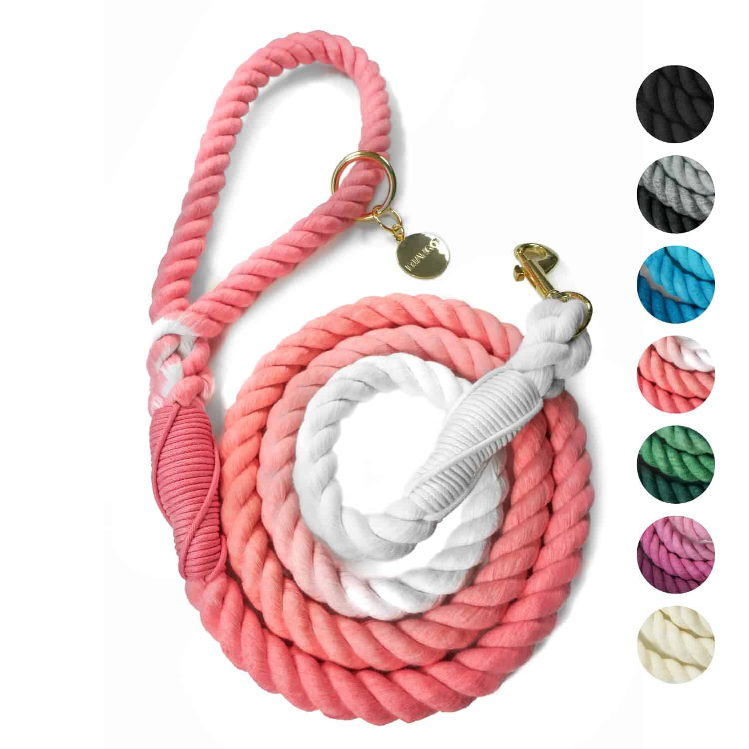 Correa de algodón para perros DJANGO | 5 FT Ombre Correa de