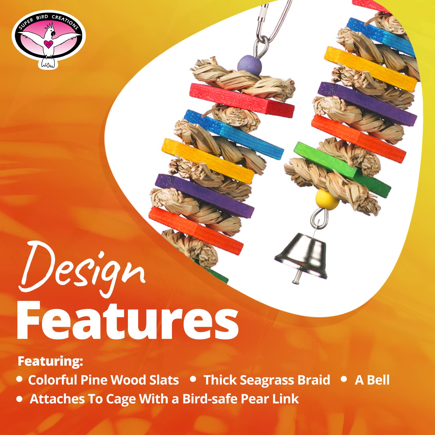 Super Bird Creations SB51095 - Juguete para pájaros de - Imagen 5