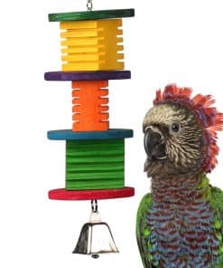 Juguete para pájaros Disco Fever de Super Bird Creations -