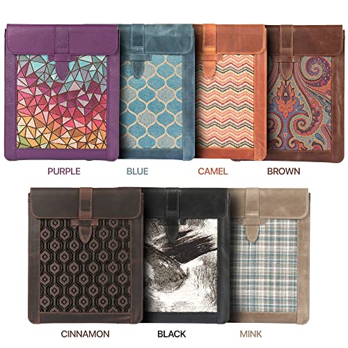 Funda de manga de cuero genuino Londo para teclado tablet - Imagen 6