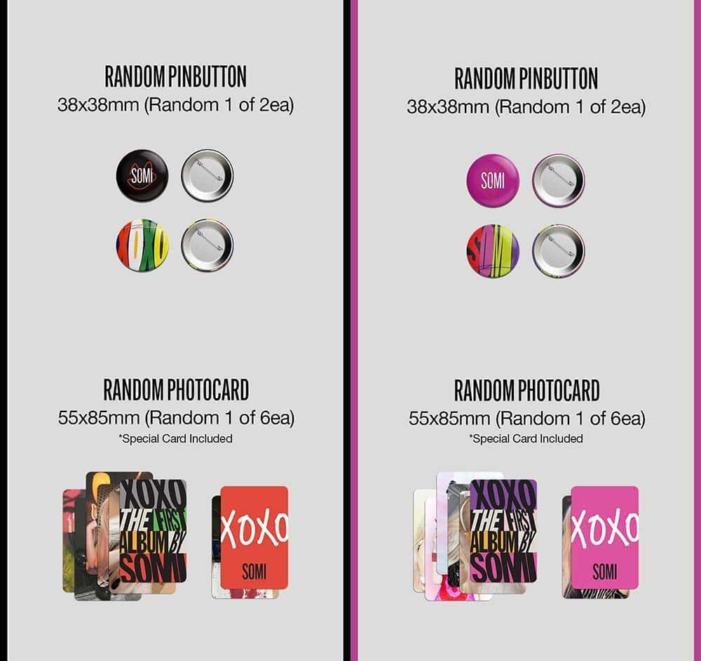 YG Ent. JEON SOMI - Primer Álbum XOXO [Conjunto completo de - Imagen 7