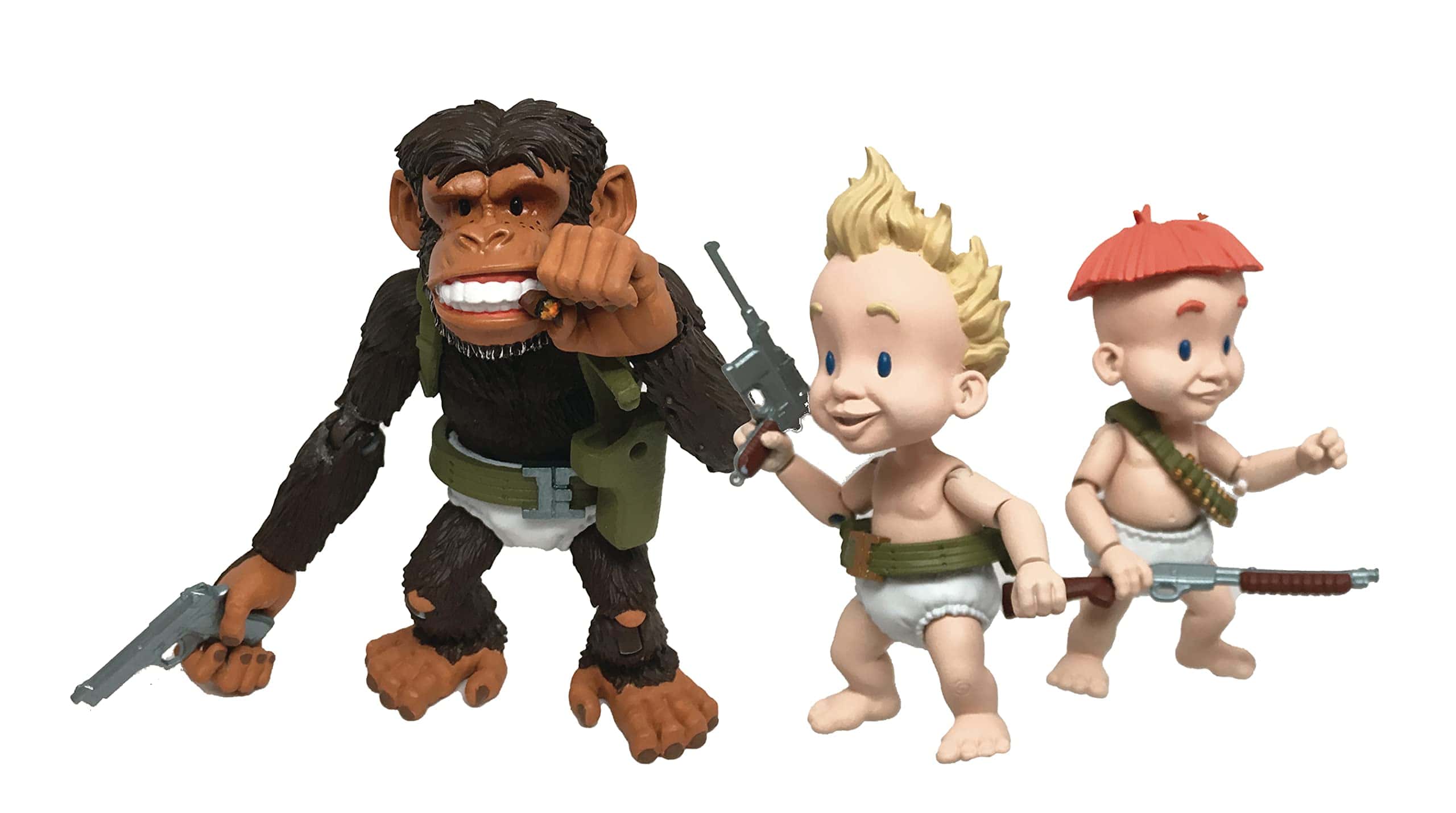 Set de figuras de acción deluxe Sam & Max: Rubber Pants