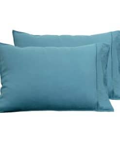 Funda de Almohada de Lino Orgánico 100% Tamaño King Juego