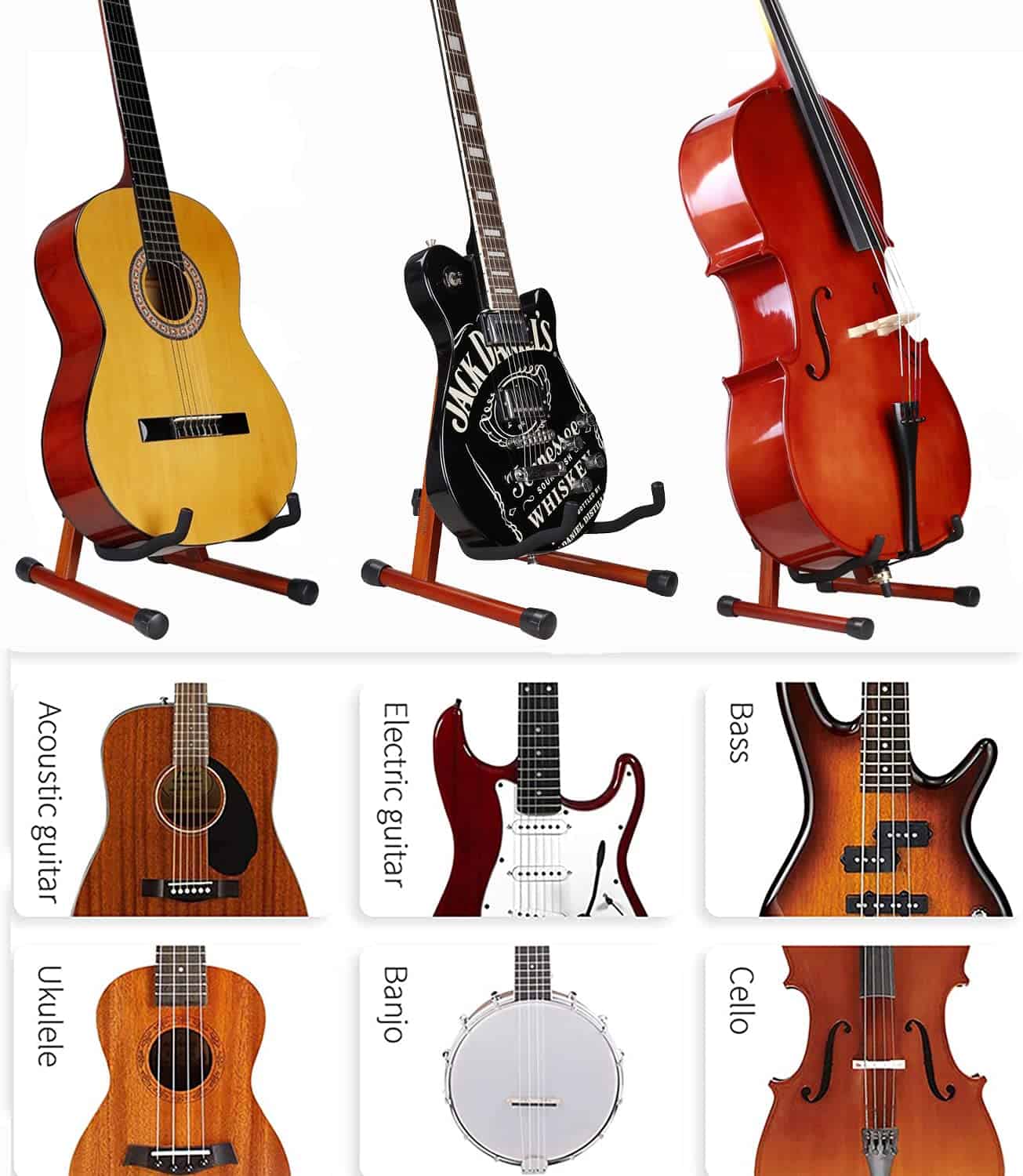 Soporte de Guitarra HilerPunk, Soporte de -HilerPunk - Imagen 5