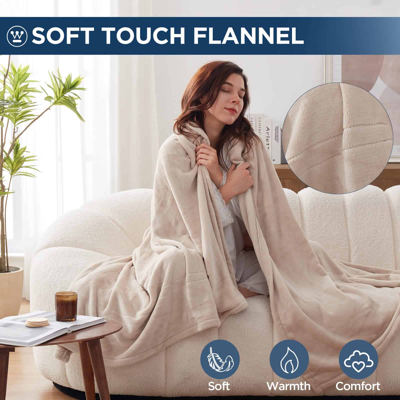 Manta Eléctrica Westinghouse Tamaño Completo, Súper - Imagen 4