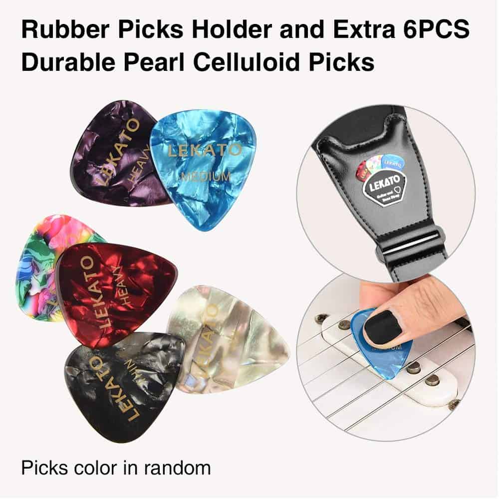 Correas para guitarra LEKATO para guitarra eléctrica y - Imagen 8