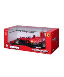 Bburago - 16809L Coche en miniatura coleccionable, rojo