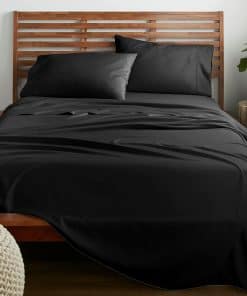 Juego de sábanas American Home Collection -Negro