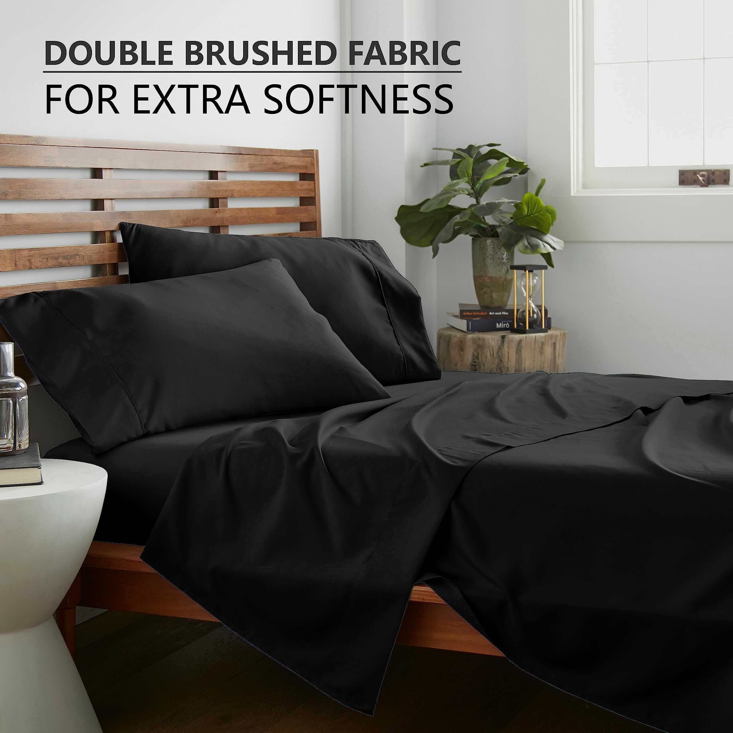 Juego de sábanas American Home Collection -Negro - Imagen 3