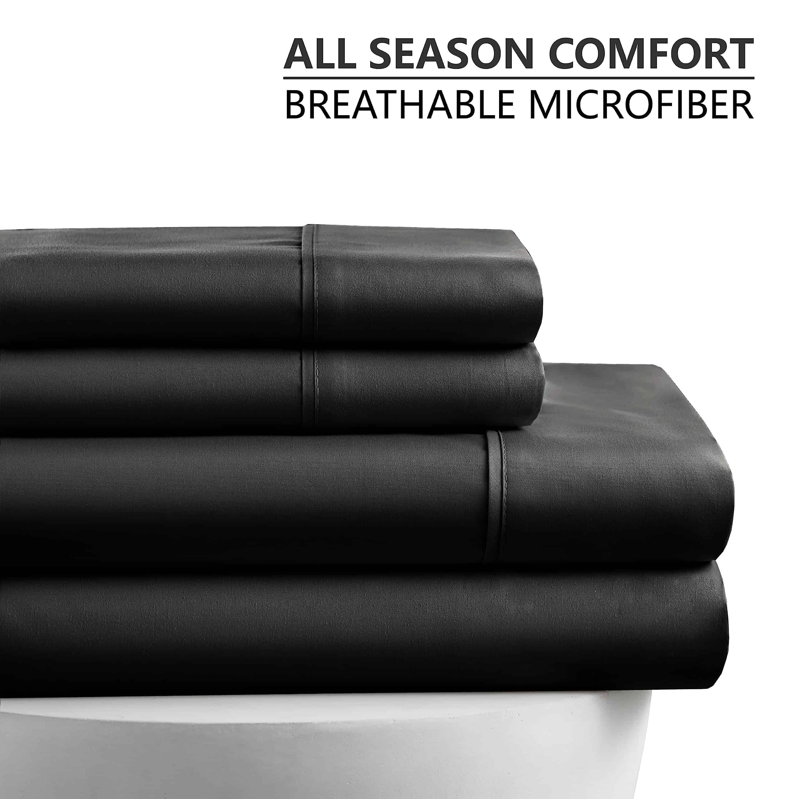 Juego de sábanas American Home Collection -Negro - Imagen 4