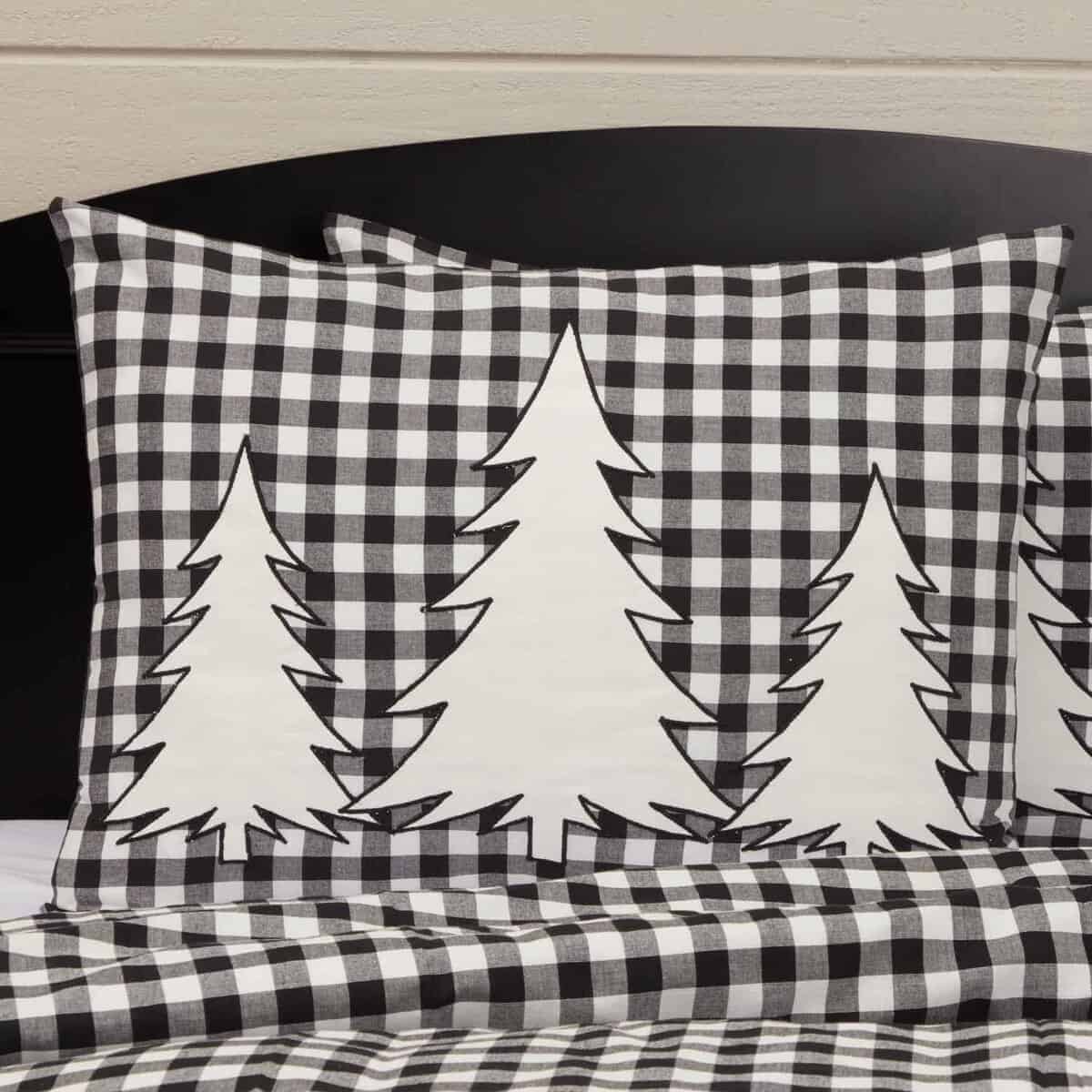 Piper Classics Vintage Check Black Aplicación de Árbol en - Imagen 4