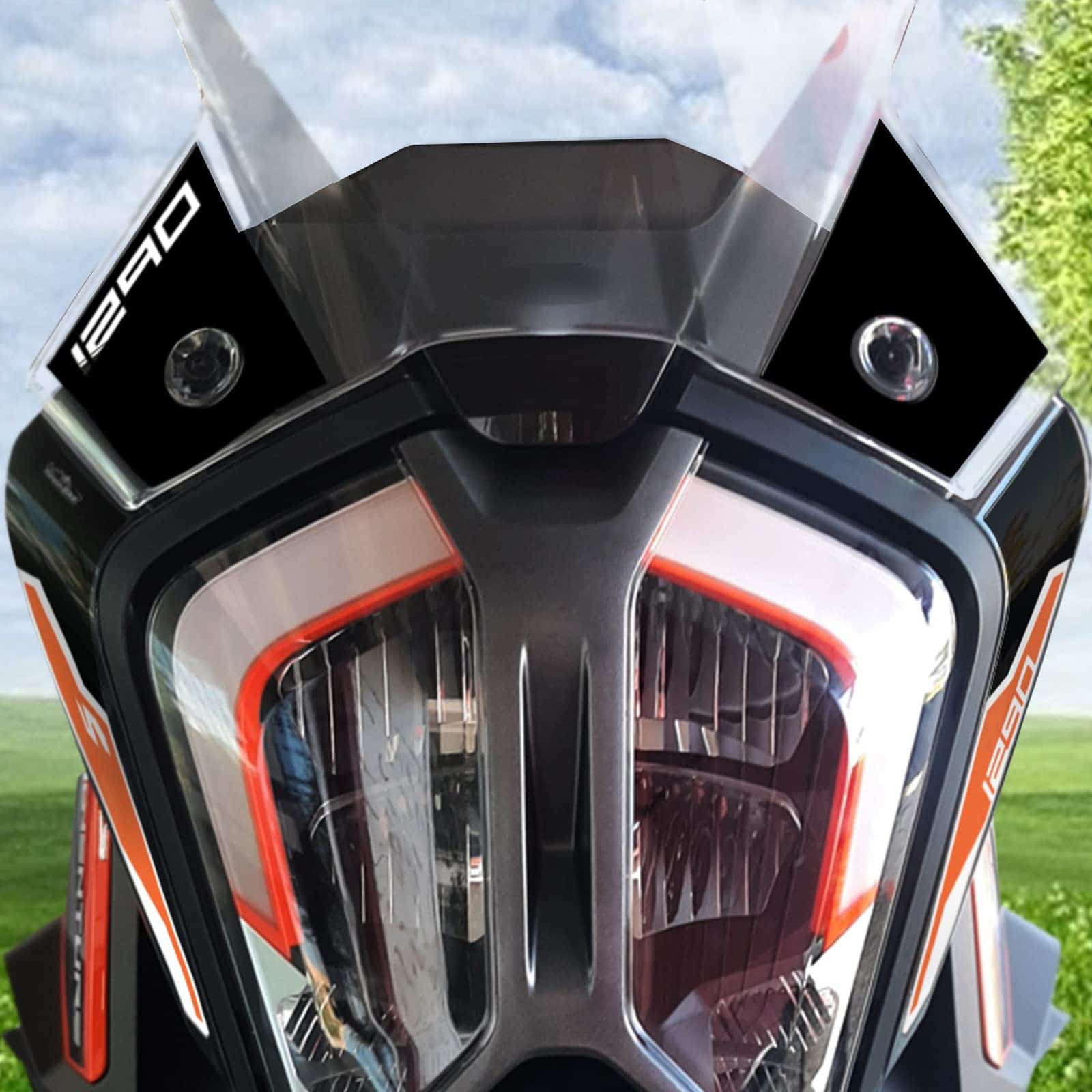 Calcomanías 3D de Resina para Moto Compatible con KTM 1290