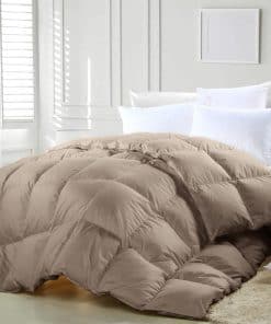 Edredón de Plumas de zzlamb, Ligero y Cálido para Todas las