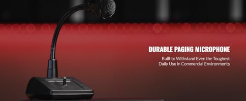 Micrófono de mesa de empuje a hablar Pure Resonance Audio - Imagen 6