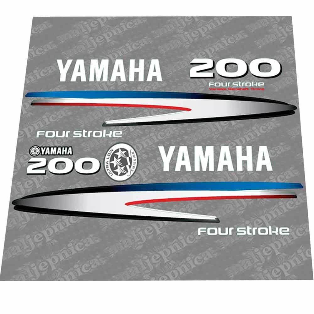 Set de Calcomanías de Repuesto para Yamaha 200 Four S.