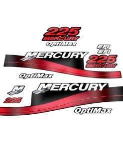 Conjunto de Calcomanías para Mercury 225 Optimax