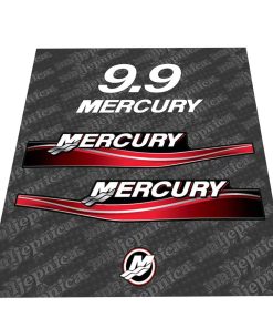 Juego de Calcomanías Postventa para Mercury 9.9 (2005-2007)