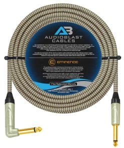 Cable de Instrumento de Guitarra Bajo de 20 Pies -