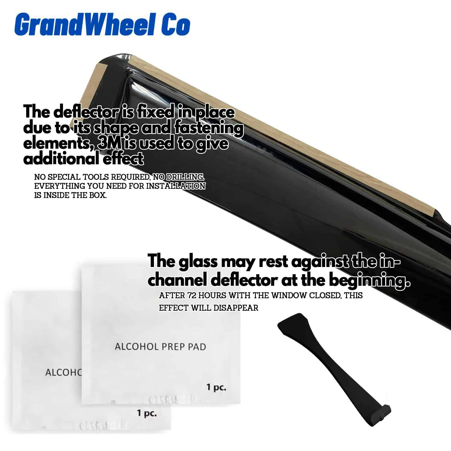 Deflectores de Ventana Tintados en Humo para Ventana - Imagen 5