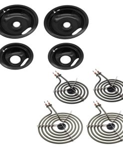 Set de Tazones Negro de Porcelana W10290350 W10290353 y Set