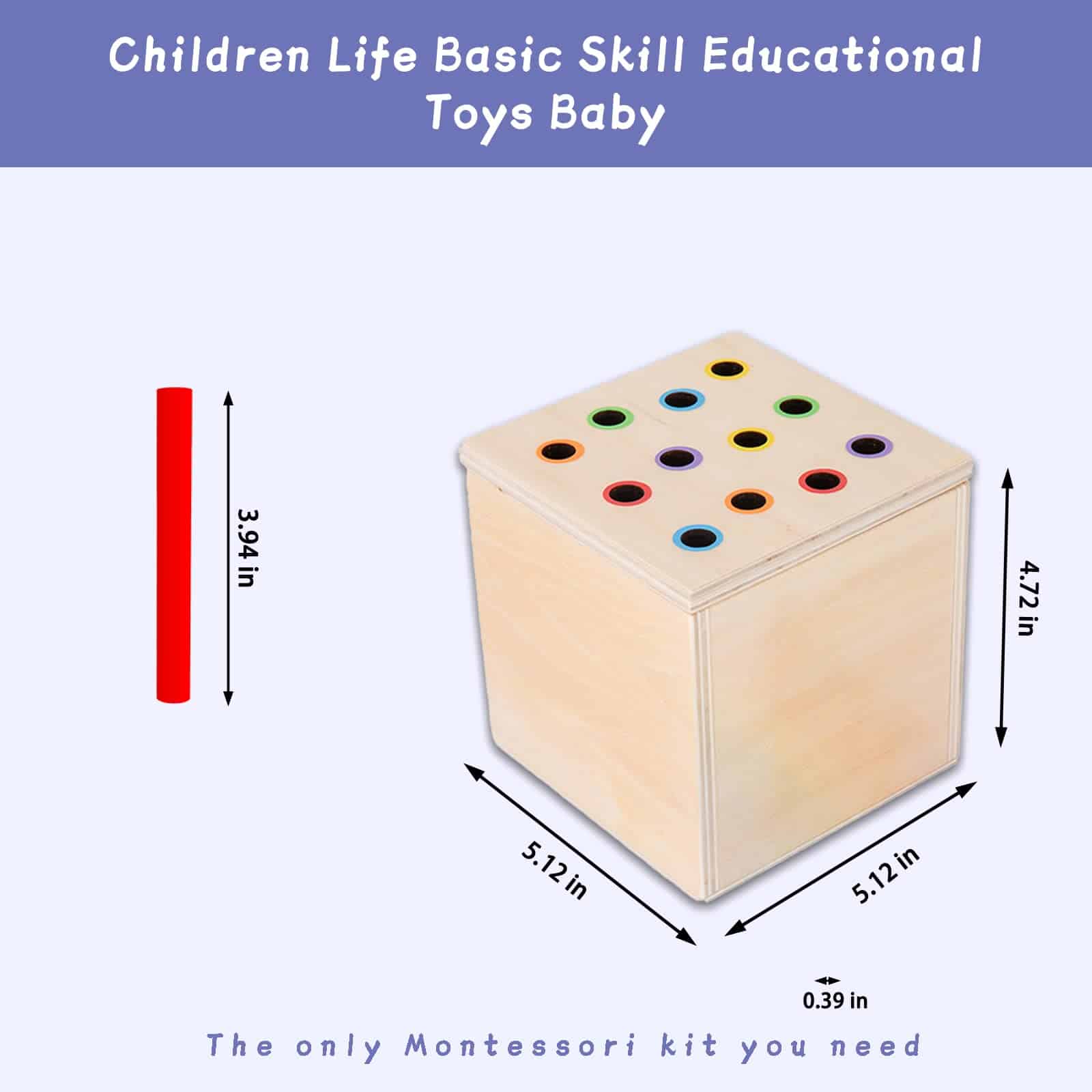 Kit de Juego Montessori, Material de Desarrollo Infantil - Imagen 7