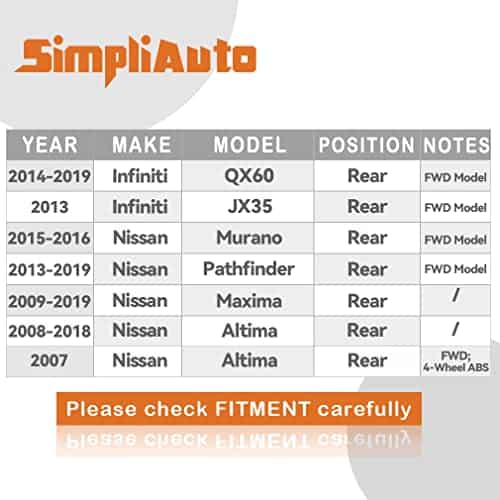 SimpliAuto Par 512388 Ensamble de Rueda Trasera Compatible - Imagen 3