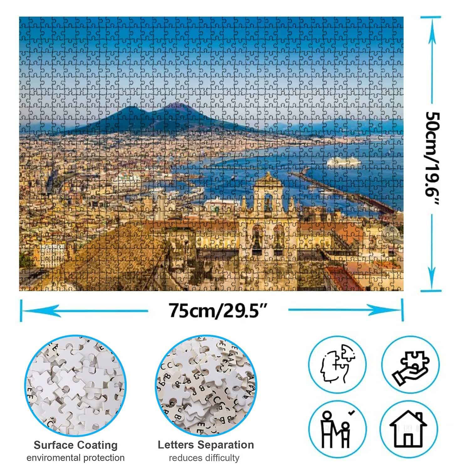 Rompecabezas de 1000 Piezas para Adultos y Niños - Ciudad - Imagen 5