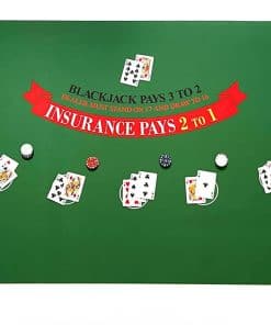 Tapete de Blackjack para Noches de Casino en Casa - Tapete