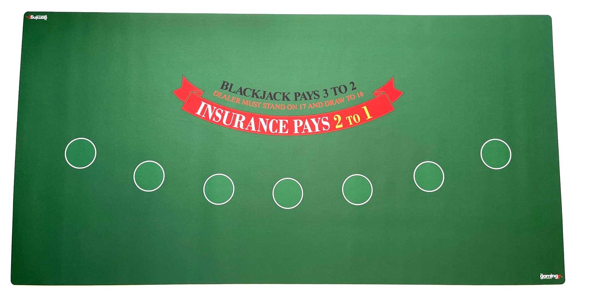 Tapete de Blackjack para Noches de Casino en Casa - Tapete - Imagen 3