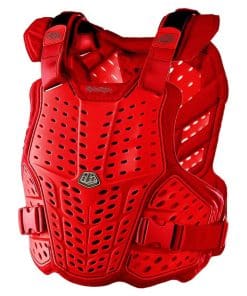Protector de pecho y espalda para motocross y -ROJO