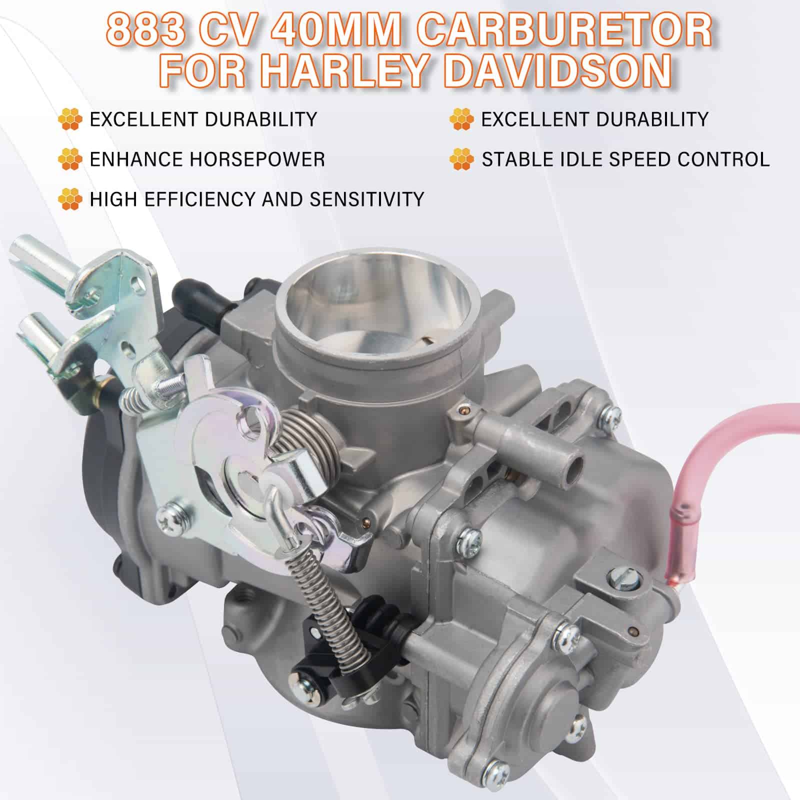 Carburador 883 CV 40mm para Harley Davidson HD Sportster - Imagen 3