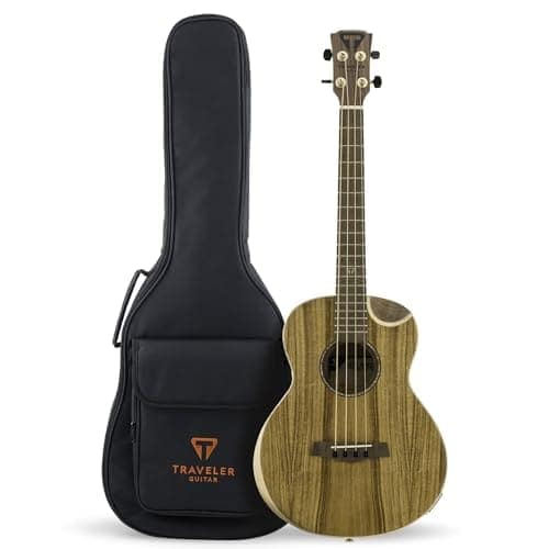Traveler Guitar Redlands Concert Koa Bass Guitar | Bajo de