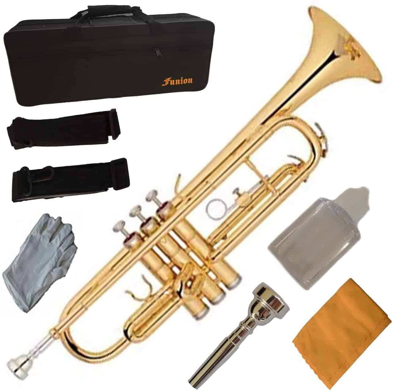 Set de Trompeta Bb Funion en Si Bemol con Estuche Rígido