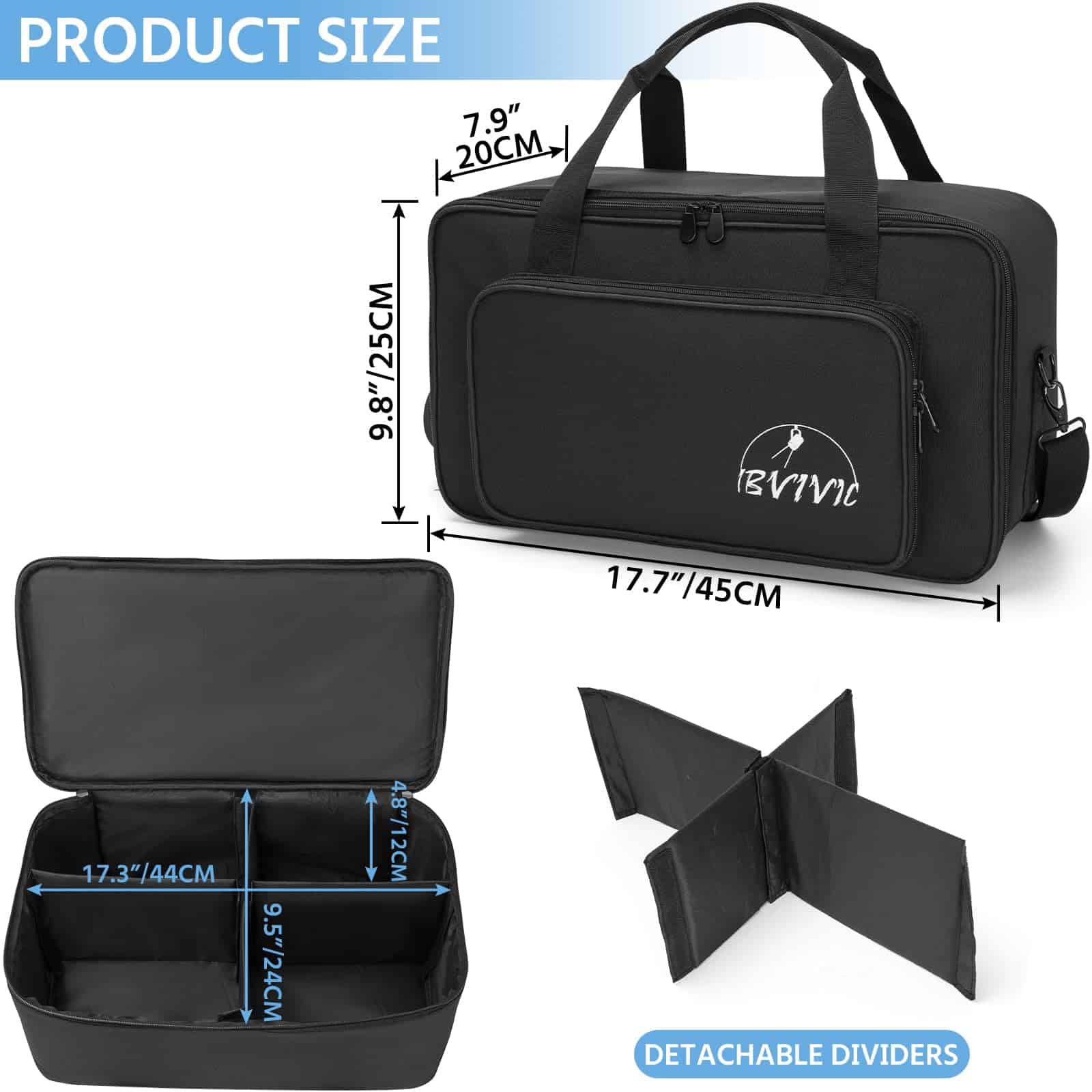 Bolsa de Almacenamiento para 4 Focos Par 5/16'' Acolchada - Imagen 3