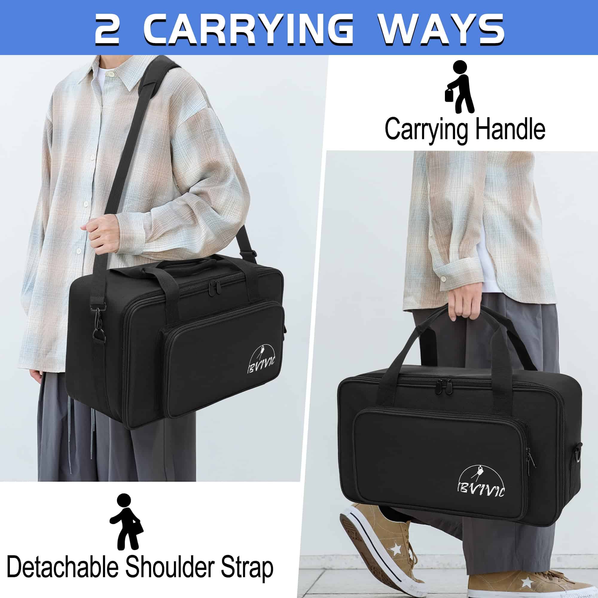 Bolsa de Almacenamiento para 4 Focos Par 5/16'' Acolchada - Imagen 6