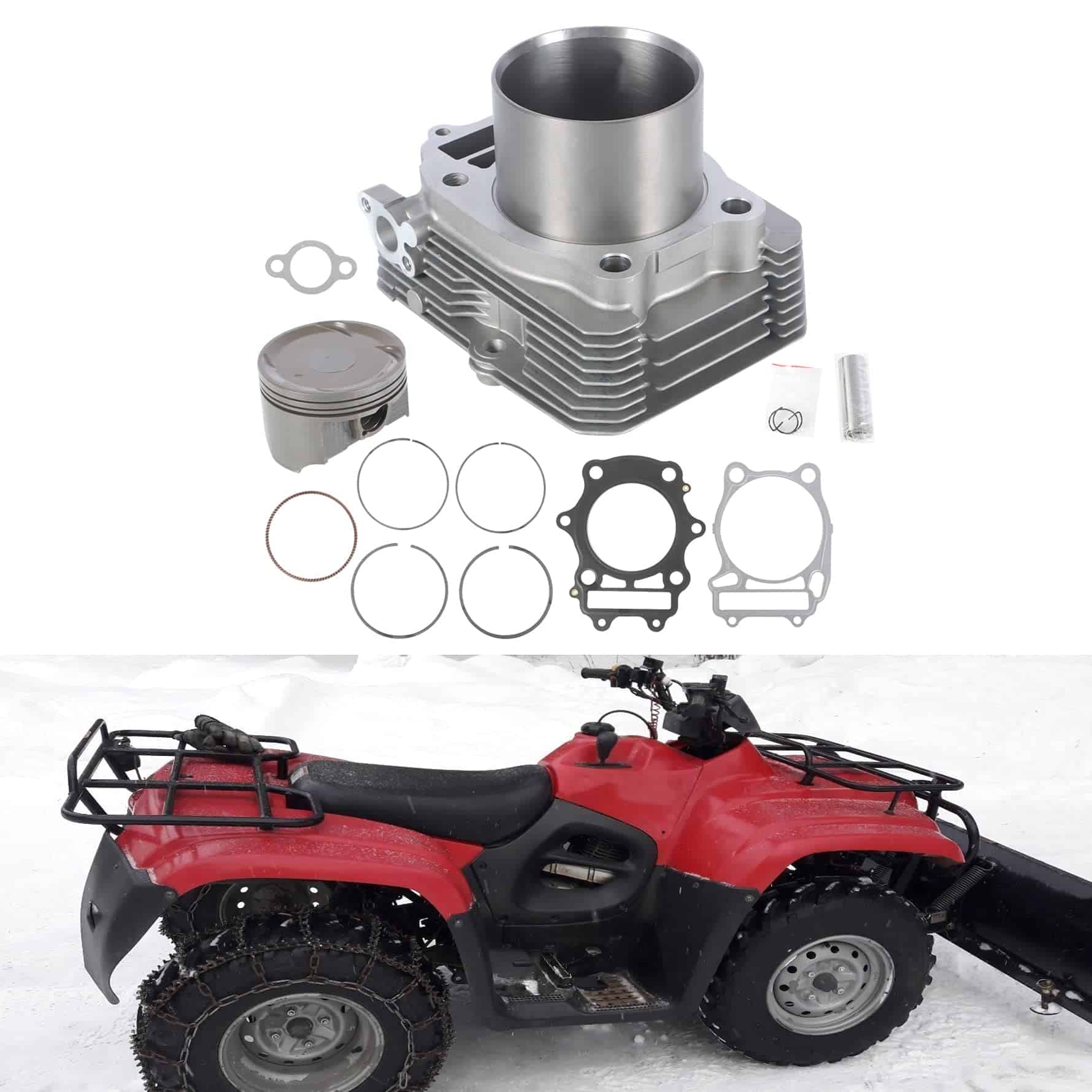 Kit de cilindro, pistón y junta de culata de repuesto para