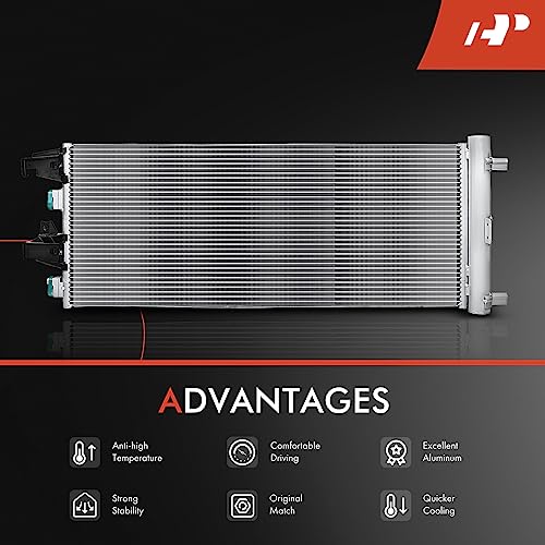 Condensador de aire acondicionado A-Premium compatible con - Imagen 6