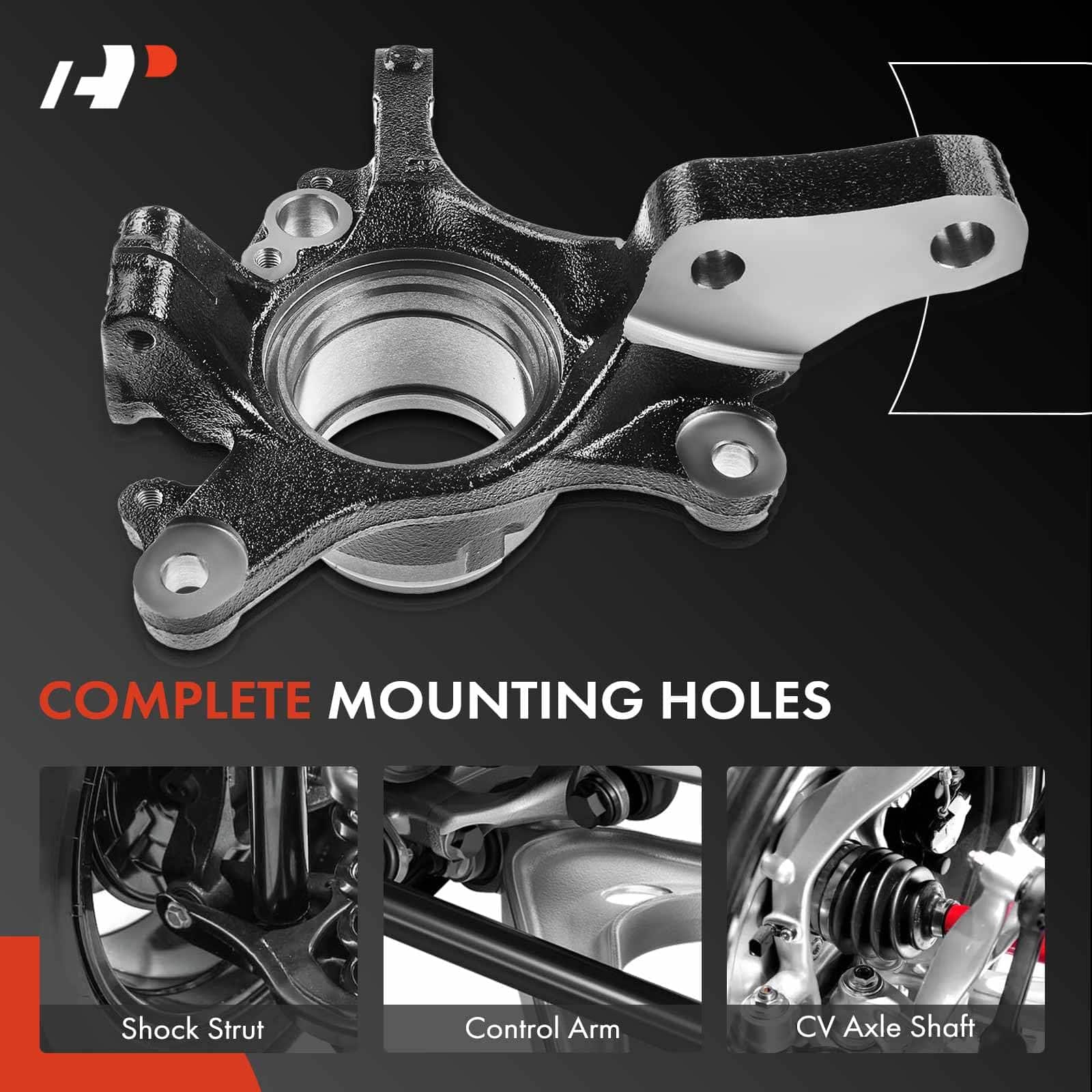 Juego de dirección delantera A-Premium compatible con - Imagen 7