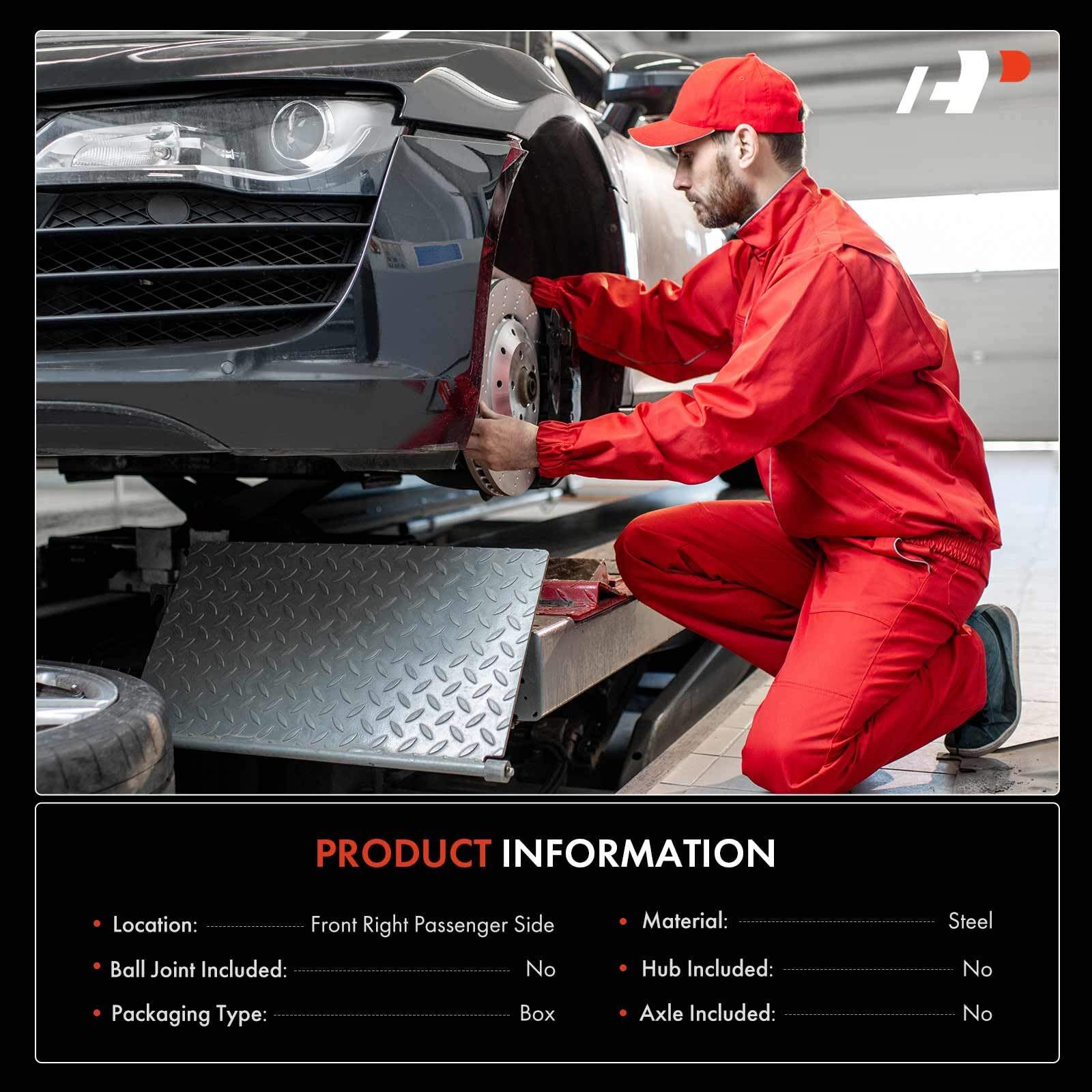 Juego de dirección delantera A-Premium compatible con - Imagen 3