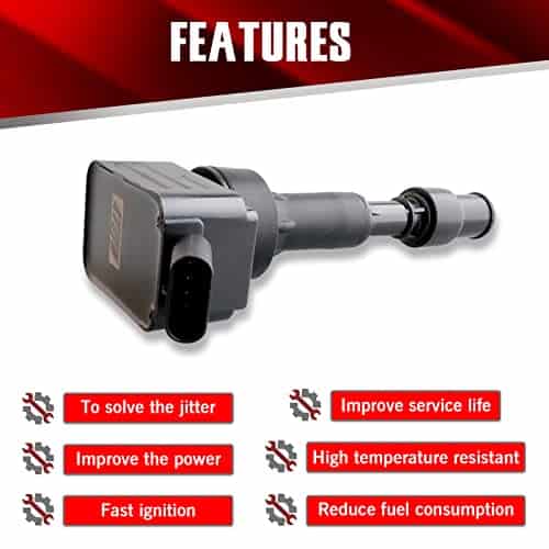 MACAX Juego de 4 bobinas de encendido UF816 GN10877 - Imagen 4