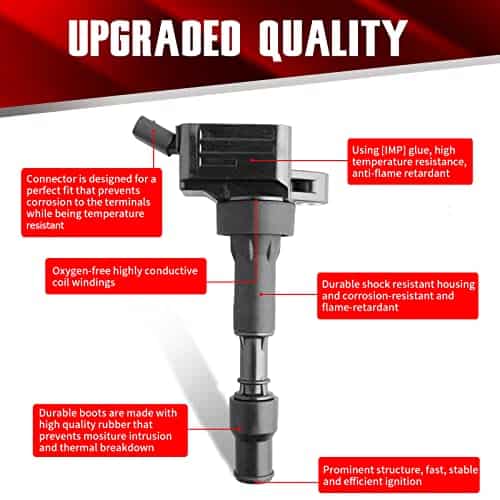 MACAX Juego de 4 bobinas de encendido UF816 GN10877 - Imagen 3