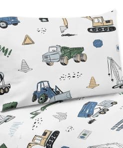 Juego de sábanas de camiones de construcción Sweet Jojo