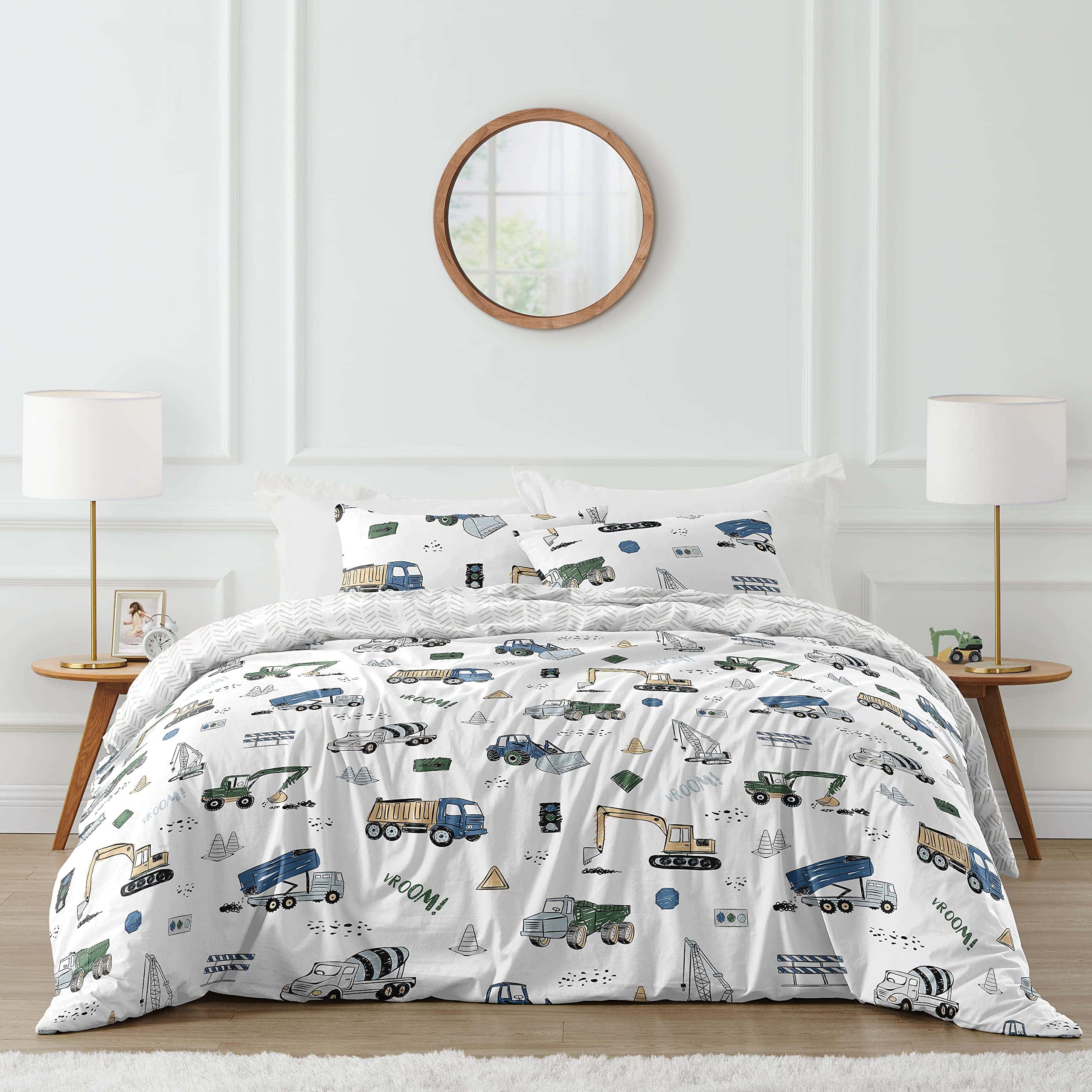 Juego de ropa de cama Sweet Jojo Designs Construction Truck