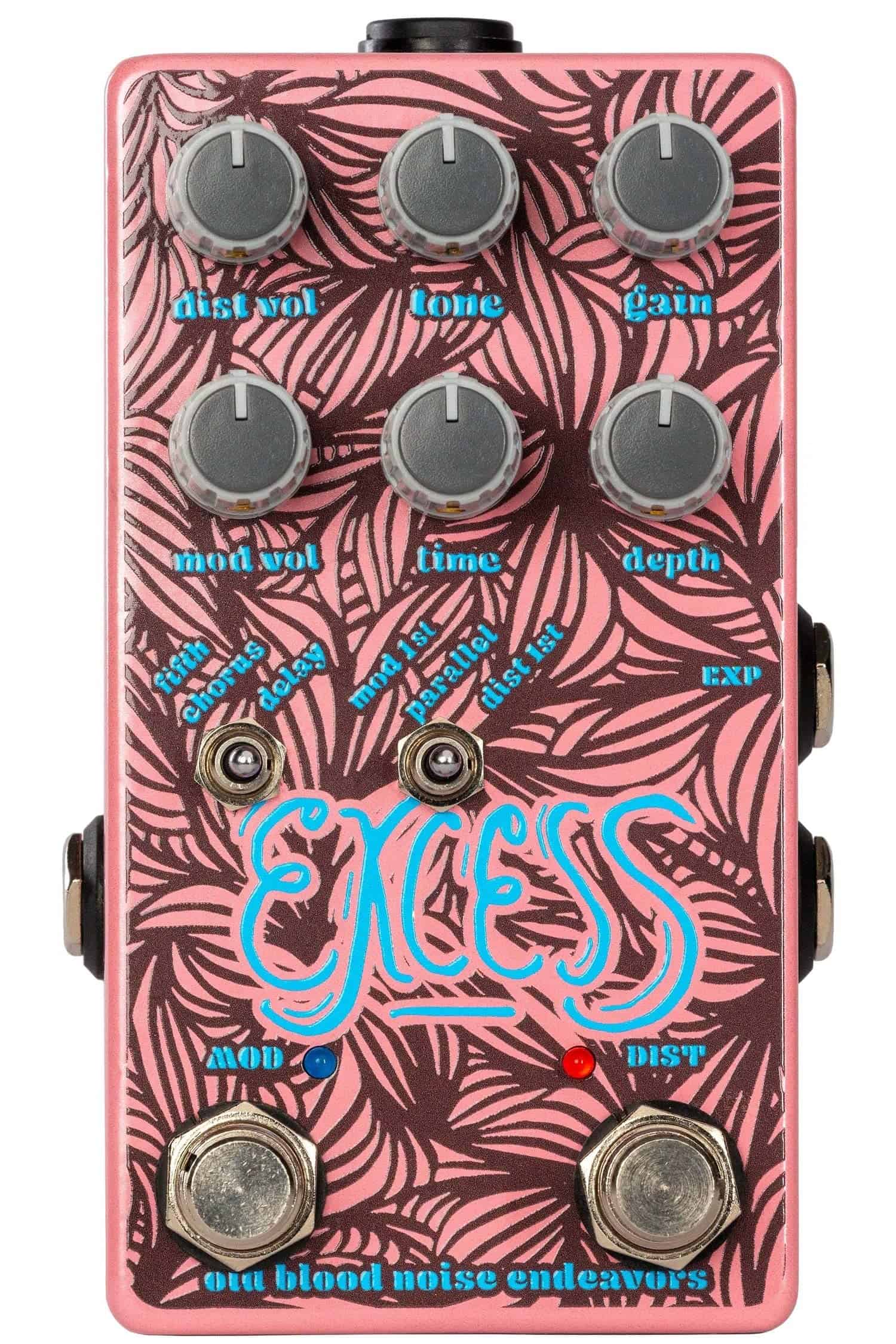 Pedal Old Blood Noise Excess V2 Distorsión Chorus/Delay