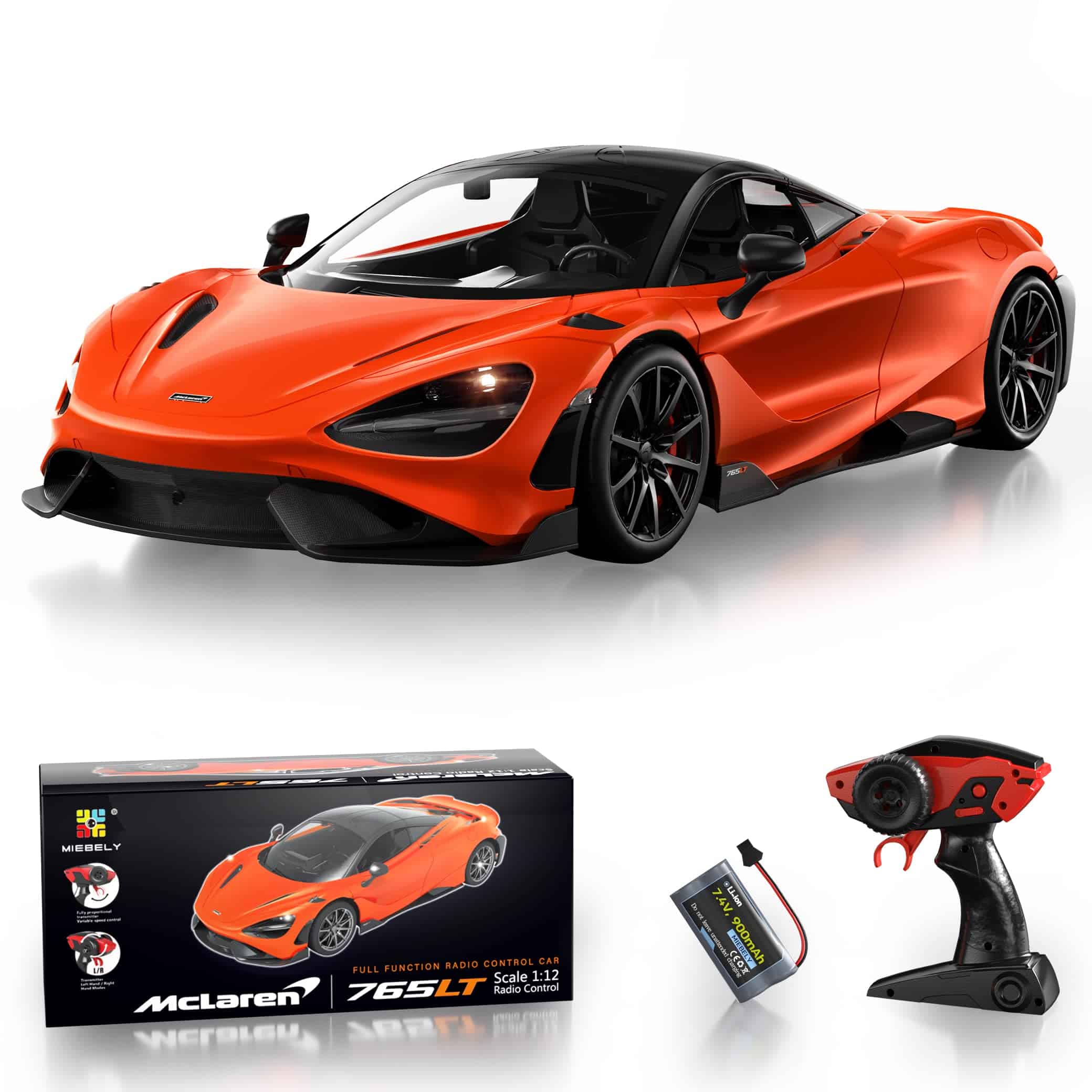 Coche de Control Remoto MIEBELY, Coches Rc McLaren con
