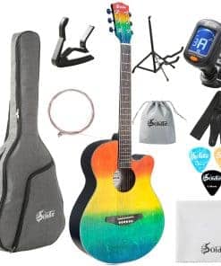 Guitarra Acústica Soldin de 40 Pulgadas para Principiantes